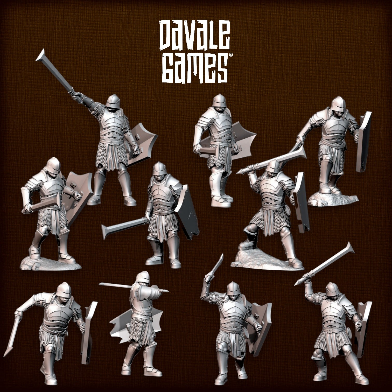 White Hand Orc Warriors - Sword and Shield